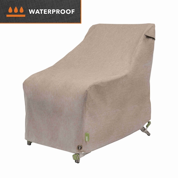 Modern Leisure Garrison Patio Chair Cover, Waterproof, 27 in. L x 34 in. W x 31 in. H, Sandstone 3078 - main